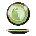 Тарелка d=230 мм, каменная керамика, Green Spider Silk Stockholm P.L. Proff Cuisine JM-2302-GREEN