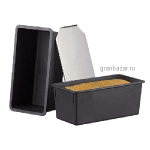 Форма д/выпечки хлеба с крышкой; пластик,сталь нерж.; H=8,L=25,B=9см MATFER 345834