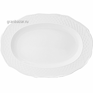 Селедочница «Афродита»; фарфор; H=2,L=24,B=16.5см; белый Lubiana 6112-white