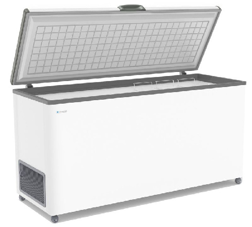 Ларь морозильный FROSTOR F 600 S белый (серая рамка) STANDART R290 (пропан)