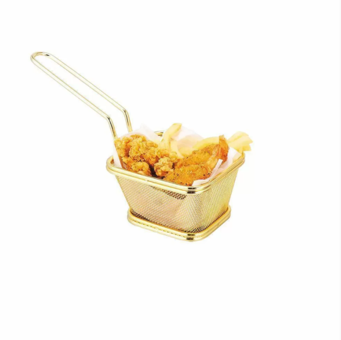 Корзина для подачи Gold 105х90х65 мм металл P.L. Proff Cuisine