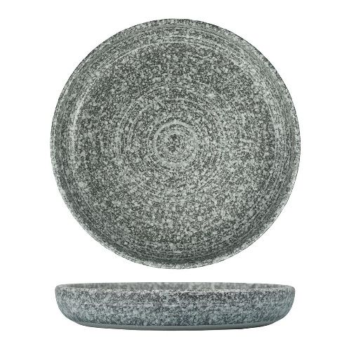 Тарелка с бортом Glossy Stone Untouched Taiga d 175 мм h28 мм глазурь P.L. Proff Cuisine 19-548-3GSB