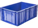 Ящик сплошной 600х400х250 мм, объем 46 л, синий Тара