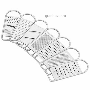 Терка; сталь нерж.; L=29,B=12см; металлич. Paderno 42561-04