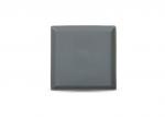 Тарелка квадратная Corone Colore 169 мм серая фарфор