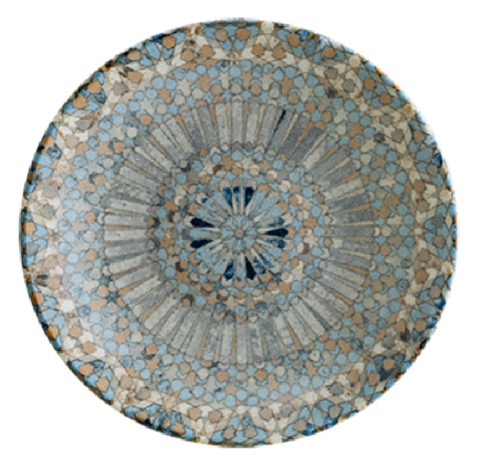 Тарелка плоская Luca Mosaic 270 мм Bonna S-MT-LUCMZ GRM 27 DZ