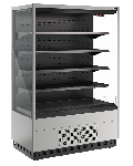 Горка холодильная Полюс FC 20-07 VM 1,0-2 версия 2.0 9006-9005 серый/черный