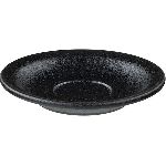 Блюдце Black фарфор D=160/56мм черный KunstWerk A27013Y101