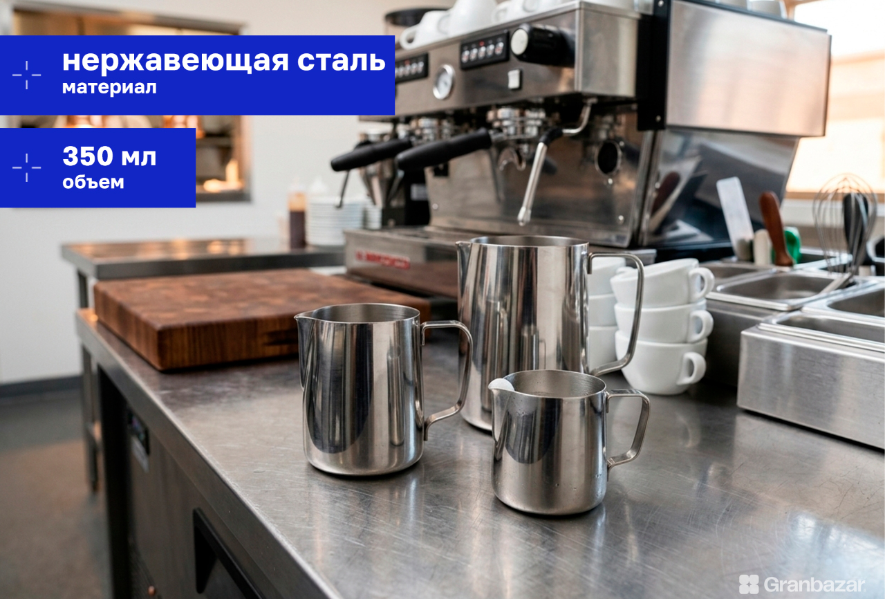 Молочник / питчер 350 мл нерж. Maco MLK350
