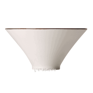 Салатник «Кото»; фарфор; 1л; D=20,H=11см; черный,коричнев. Steelite 9109 C487