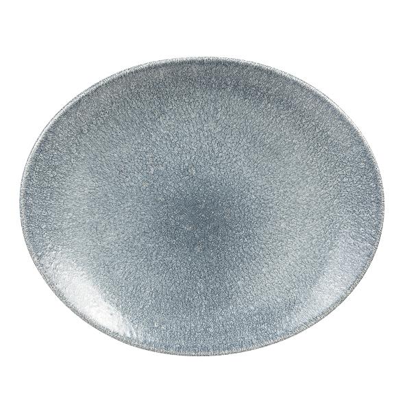 Блюдо овальное без борта Studio Prints Raku 270х229мм Topaz Blue Churchill RKTBOP581