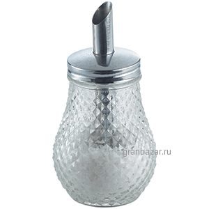 Сахарница-дозатор; стекло; 250мл; D=5.5,H=12.8,L=7.5,B=7.7см; прозр. Prohotel BF-1404