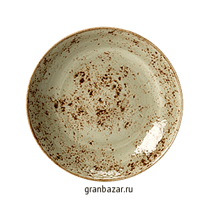 Салатник «Крафт»; фарфор; 1000мл; D=25.5,H=3.5см; зелен. Steelite 1131 0569