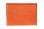 Блюдо прямоугольное ORANGE фарфор, 350x260 мм, h 17 мм, оранжевый Seasons Porland 358835 оранжевый