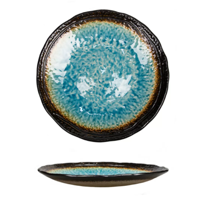 Тарелка d=260 мм,каменная керамика, Blue Spider Silk Stockholm P.L. Proff Cuisine JM2372-BLUE