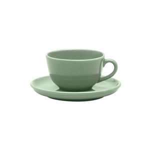 Пара чайная FLAT Shape MATCHA (чашка 200 мл и блюдце 140 мм) Oxford 136122, AO04-1A04