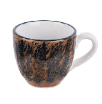 Чашка для эспрессо с декором «Аида»; фарфор; 80мл; коричнев. Lubiana 0490 7356