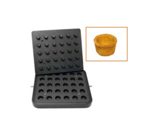 Форма для 30 круглых тарталеток, диаметр 35 мм для тарталетницы DHTartmatic Kocateq DH Tartmatic Plate 32