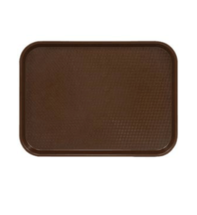 Поднос прямоугольный; пластик; L=41, B=30см; коричнев. Cambro 1216FF167