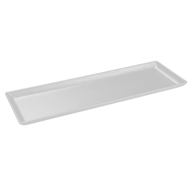 Блюдо прямоугольное 265 мм, меламин, Trinity, цвет белый SERVEWELL S-2725