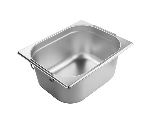 Гастроемкость GN 1/2 с ручками;сталь нерж.;8,5л;,H=150,L=325,B=265мм;металлич. Prohotel 92512/H12150
