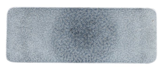 Блюдо сервировочное прямоугольное Studio Prints Raku 376х140мм Topaz Blue Churchill RKTBRST1
