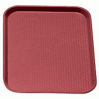 Поднос пластик Cambro 350х450 красный 163 1418FF