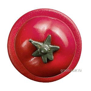 Пукли «Томат» (12шт); пластик; красный,зелен. Greiff 5900/638