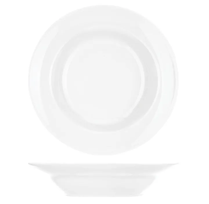 Тарелка глубокая «Идиллия» фарфор; 250мл; D=20,H=4см; белый ДФЗ 4C0247