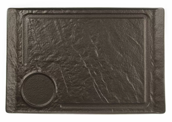 Блюдо для стейка Black Star 350х240х22 мм фарфор P.L. Proff Cuisine