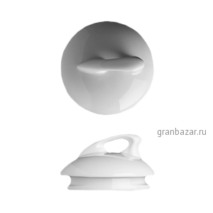 Крышка д/чайника арт.3150334 «Мелодия»; фарфор; D=7.8,H=4.3см; белый G.Benedikt MEL4235