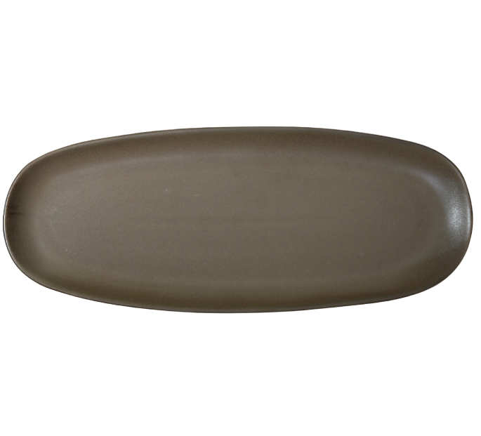 Блюдо овальное Luminare 235х110 мм, серый Corone [HS027516]