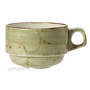 Чашка кофейная «Крафт»; фарфор; 100мл; D=6.5,H=5,L=8.5см; зелен. Steelite 1131 0234