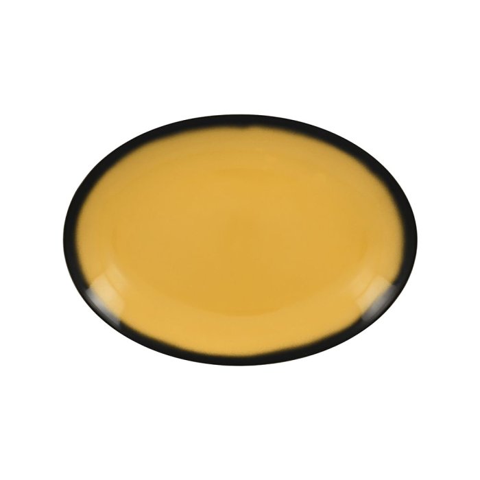 Блюдо овальное RAK Porcelain LEA Yellow 320 мм (желтый цвет) LENNOP32NY