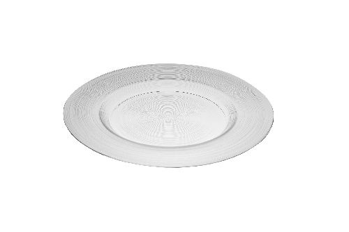 Тарелка Circle d 280 мм h 20 мм, стекло, прозрачная, ArdaCam