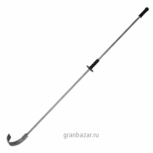 Скребок д/печи; металл,резина; L=170/20см; металлич.,черный Zio Pepe ATB