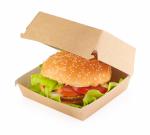 Коробка для гамбургера 120x140x70мм Крафт ГЕОВИТА BURGERL 150шт