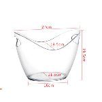 Емкость для охлаждения бутылок и льда Barbossa 4 л 270х195 мм h195 мм с ручками пластик P.L. Proff Cuisine