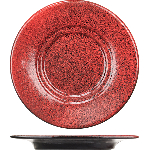 Блюдце универсальное «Млечный путь красный»; фарфор; D=155мм; красный, черный Борисовская Керамика ФРФ88801460