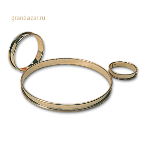 Набор кондит.колец (6шт); сталь нерж.; D=80,H=16,L=85,B=85мм; металлич. MATFER 371705