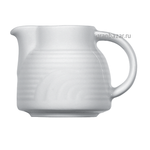 Молочник «Карат»; фарфор; 150мл; D=7,H=7.5,L=9.5см; белый Bauscher 25 4715
