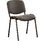 Стул офисный Easy Chair Изо серый (ткань, металл черный)
