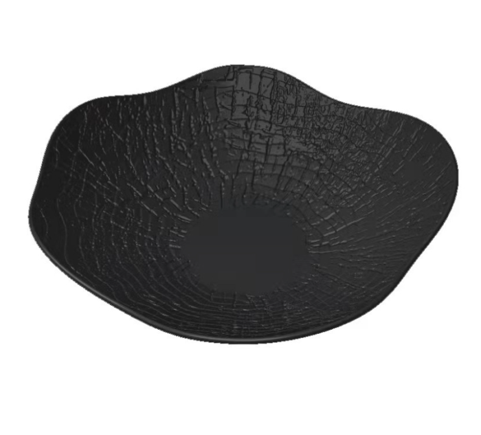 Тарелка d=260 мм, h 47 мм , 400 мл  Black Raw Wood P.L. Proff Cuisine 54149-S