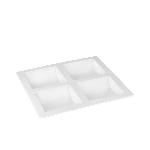 Менажница 4-х секц. 260*260 мм квадр. Wilmax 992776