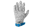 Кольчужная перчатка с ремешком TPU Certaflex Prima р.M Certaflex CP0005008M