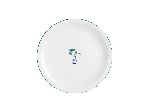 Тарелка мелкая Vaso Piccolo 280 мм, кант зеленый, Porland DS18