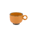 Чашка чайная Bliss 225мл D=85,H=65,L=115мм оранжев. фарфор KunstWerk CHE6941-1-J18