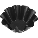 Форма для выпечки бриошей сталь,антиприг.покр.; D=11см; черный Paderno 47724-11