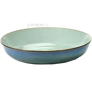 Блюдо глубокое; керамика; D=21,H=4см; голуб.,серый Serax B5116142