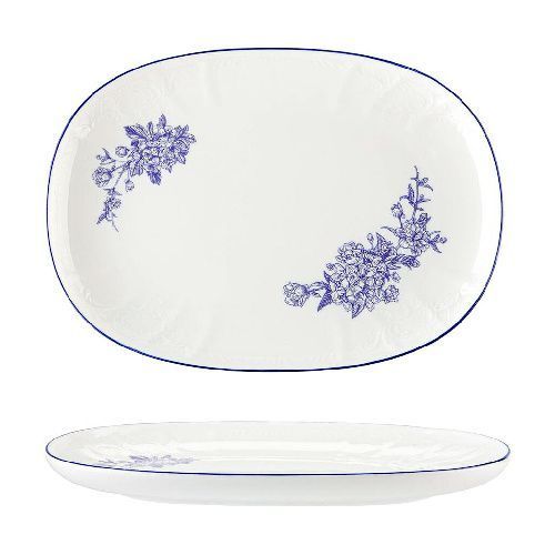 Блюдо овальное Sea Flower 256х178 мм h25 мм P.L. Proff Cuisine NY-YQA4767B-OP-M-10-ALCX6 [1]